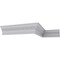 Ekena Millwork 5 1/8"H x 3"P x 5 7/8"F x 94 1/2"L Egg & Dart Crown Moulding MLD05X03X06EG - alternate 5